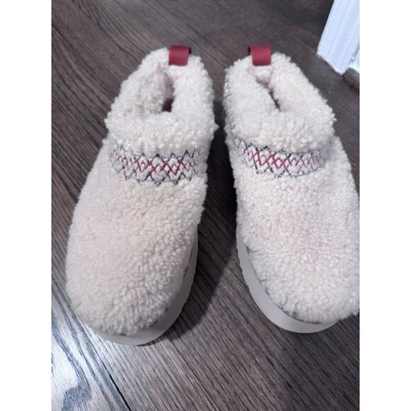 UGG Tazz Braid Platform Slippers Sandals 'Natural' Women's Size 9 NEW - Picture 8 of 16